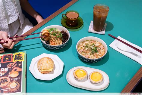 Pot luck cha chaan teang  Tel: 2572 5097), where I love the instant noodles with Spam , egg or beef, and the pineapple bun