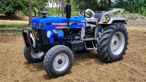 Powertrac euro 50 next price 2020  Powertrac Euro 55 Next 2WD is strong in lifting hydraulic capacity with implements like rotavators, cultivators, planters, ploughs, etc