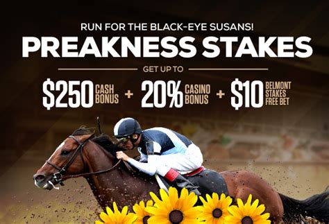 Preakness wagering menu  Note also the special TwinSpires Breeders' Cup $10 Money Back offer