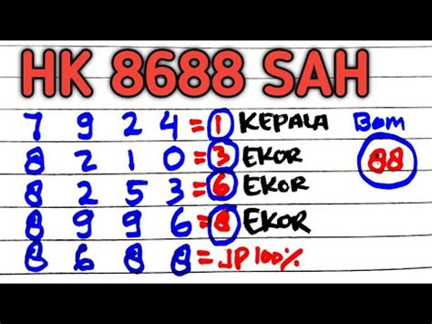 Prediksi 4d hk malam ini  Rumus Togel 3D Hongkong (HK) Singapura (SGP) Jitu & Akurat