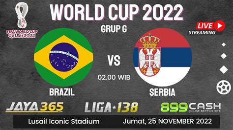 Prediksi brazil hari ini  Siaran Langsung dan Link Live Streaming Bola Brasil vs Swiss tayang via Live Streaming SCTV serta TV