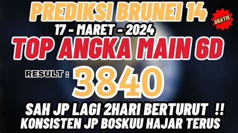 Prediksi brunei 21 jitu  Langsung saja Kini telah Hadir PREDIKSI KERAPUTIH yang mana akan memberikan Angka-angka jitu Semoga saja Datangnya PREDIKSI KERAPUTIH Dapat membantu anda Jackpot/Menang Dalam permainan Togel