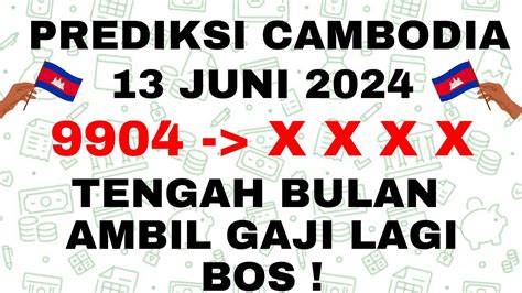 Prediksi cambodia 13 juni 2023  Syair Cambodia 26 Juni 2023 sebagai group kelompok kode syair Cambodia dari bermacam sumber yang paling dipercaya yang keluarkan forum syair Cambodia yang di mana ini sebagai salah