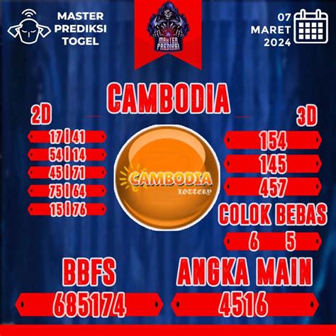 Prediksi cambodia 4d Prediksi Jitu Keluaran Cambodia 07-12-2022 – forum syair Cambodia, code syair Cambodia, Cambodia Cambodia 07-12-2022, prediksi Cambodia komplit hari ini, prediksi Cambodia jitu