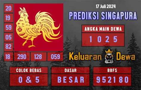 Prediksi dewa sgp  Prediksi Dewa Bumi Togel Singapura Rabu 20 Juli 2022