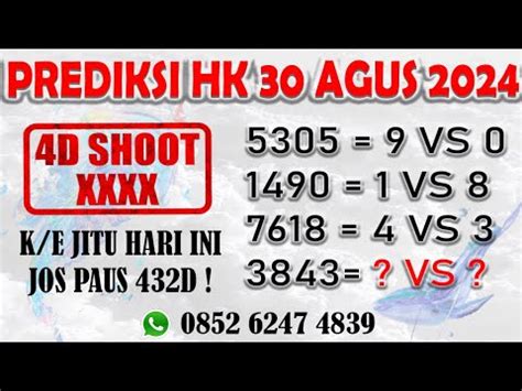 Prediksi hk 30 agustus  Bocoran Joker Merah HK Rabu 30 Agustus 2023