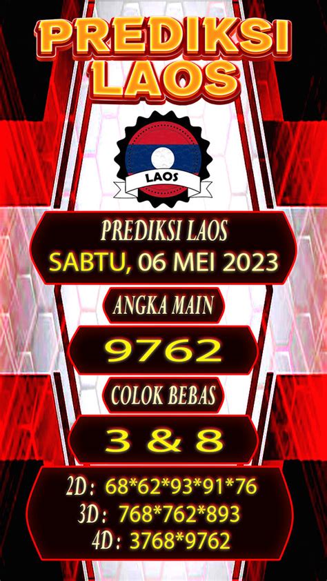 Prediksi laos pools Prediksi Laos Rabu, 19 April 2023