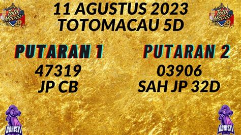 Prediksi macau 5d 11 agustus 2023 30 WIB) Top BBFS : 360174 CM : {36★74} CB : 3★0★4 CB 2D (CB Macau) : 36★01★74 TOP 5D : 36017★47106★16304★63021