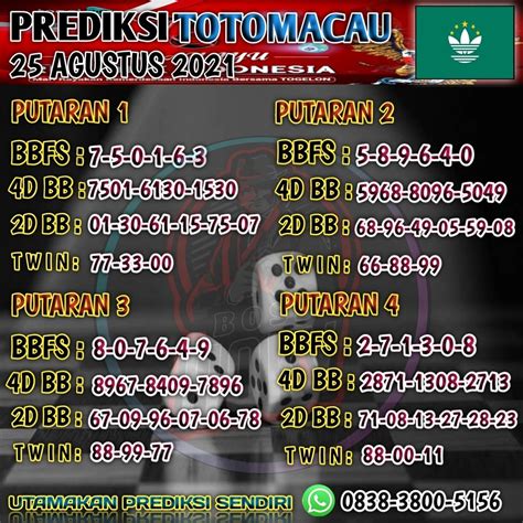 Prediksi macau tgl 15 juni 2023 id