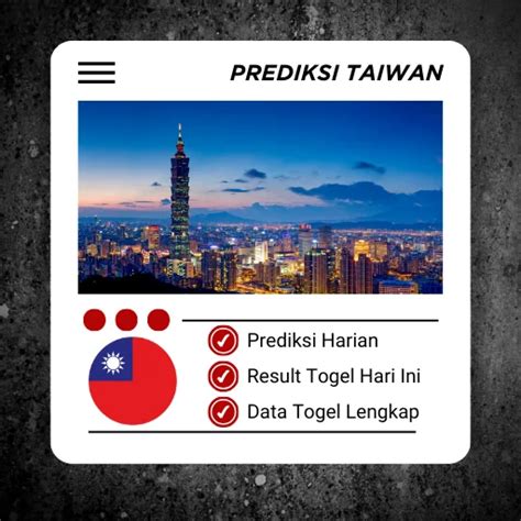 Prediksi taipei jitu dan akurat  JAM TUTUP PASARAN pkl