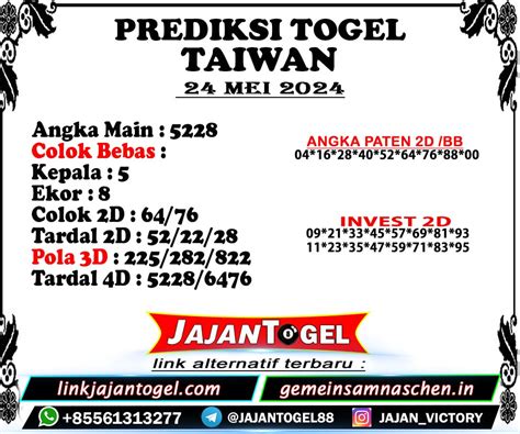 Prediksi taiwan 15 agustus 2023  Nantikan setiap update yang kami tampilkan malam ini seperti syair