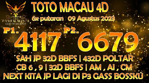 Prediksi totomacau 21 agustus 2023 01 WIB pagi, 13