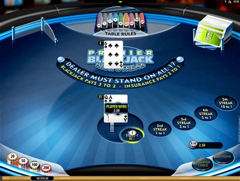 Premier blackjack high streak echtgeld 46%