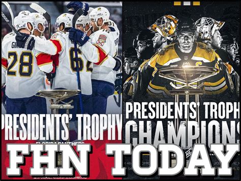 Presidents trophy picks  The Florida Panthers clinched the Presidents' Trophy for the first time in franchise history as they were victorious in their penultimate