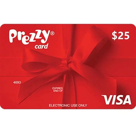 Prezzy card activation  Enter the required information