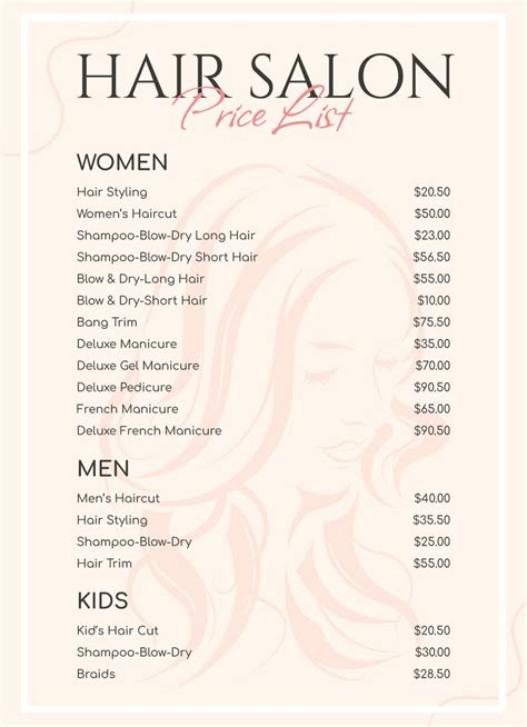 Price list haircode salon aeon  0