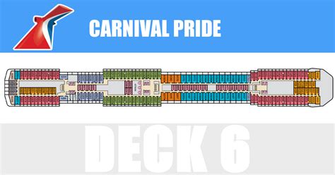 Pride deck plans  Sumptuous cabins