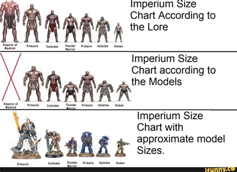 Primarch size chart  So assume that in a battlefield similar to a modern day Earth megalopolis for some reason or another all Primarchs are facing against Custodes in their typical wargear