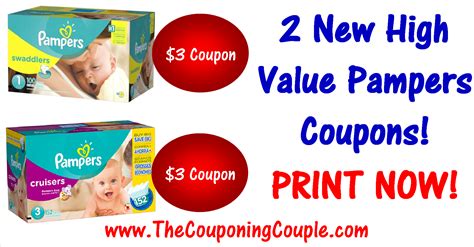 Printable pamper coupons  Below are direct links to each of the coupons