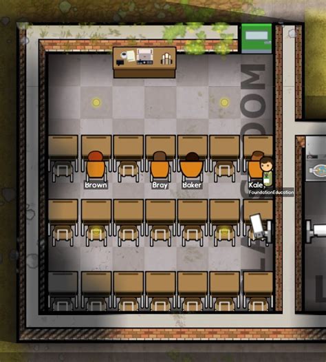 Prison architect foundation education  I'm building huge sections of large indoor prisons