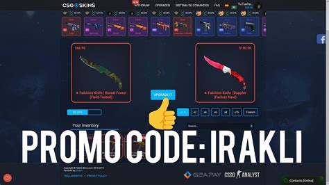 Promo code csgo skins  Our best GC Skins coupon code will save you 100%