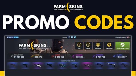 Promo code farmskins com coupons on November 2023