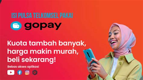 Promo gopay telkomsel  Benefit yang akan didapatkan dari promo ini adalah cashback dalam bentuk saldo GoPay senilai 50% (maksimal Rp27