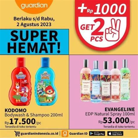 Promo guardian juli 2023  Promo Guardian sampai 19 Juli 2023, Aneka Parfum Dapat 2 Setiap Tambah Uang Rp 1