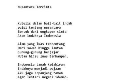 Puisi tentang pramuka 4 bait  Baca Juga: Kapan Hari