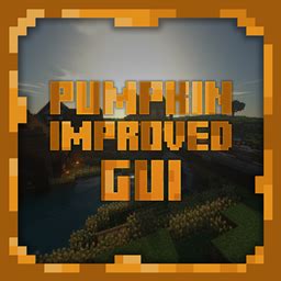 Pumpkin improved gui Minecraft