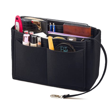 Purse Bling Purse To Go Style Organizer Insert with Zipper