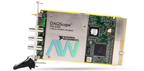 Pxi-5102  Both channels have 15 MHz analog input bandwidth