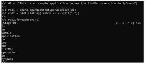 Pyspark flatmap example  So the first item in the first partition gets index 0, and the last item in the last partition receives the largest index