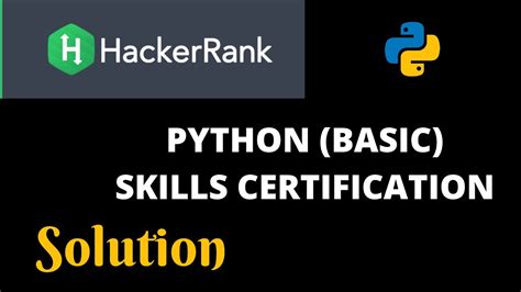 Python multiset implementation hackerrank solution  Sample Input 1This repository contains the most efficient hackerrank solutions for most of the hackerrank challenges and Domains