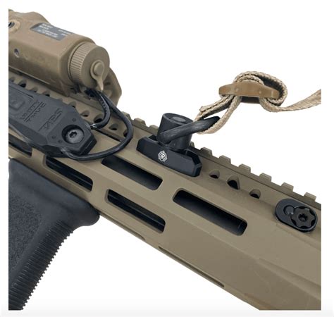 Qd sockets  Other features include: CNC machined 6000 Aluminum; Hard Coat Anodized Milspec Type III/Class 2; 7075 Aluminum Barrel NutThe Tavor 7’s stock features multiple sling QD sockets while the receiver’s top rail provides a generous 14