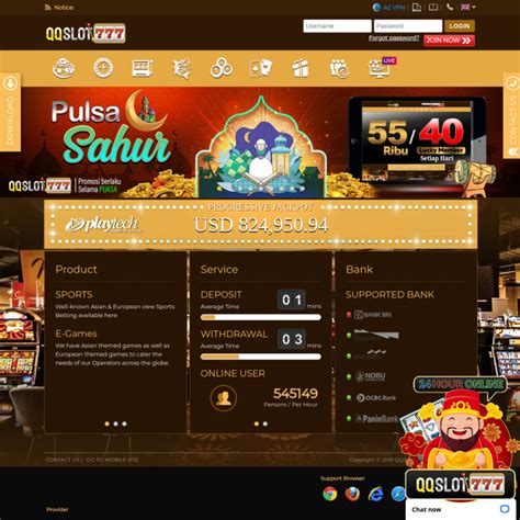 Qqslot777 yes QQSLOT777 juga hadir sebagai penyedia wacana terbaik bagi banyak orang diseluruh nusantara, termasuk salah satunya dalam hal bermain games online gacor terbaik saat ini