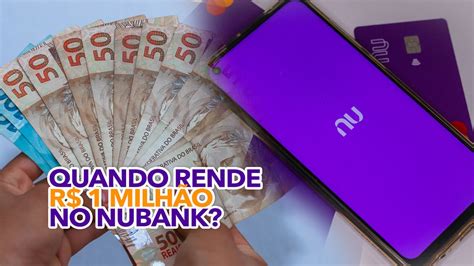 Quanto rende 6000 no nubank a, um investimento de mil reais irá render R$ 9,98, lembrando que o valor