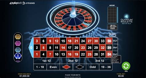 Quantum roulette demo  Once you win, go back to betting 1