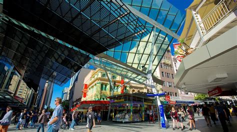 Queen street mall car park  Tickets cost $7 - $9 and the journey takes 45 min