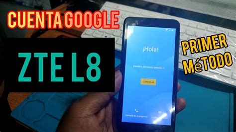 Quitar cuenta google zte blade l8 