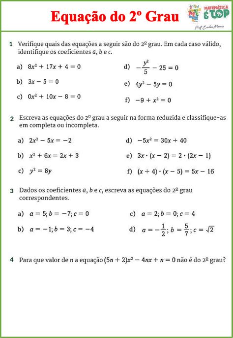 Quiz de equação do 1 grau  Unidade 11