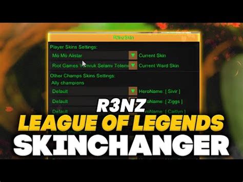 R3nzskin password  Skin changer for League of Legends (LOL)