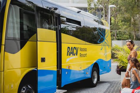Racv noosa shuttle bus  in a peaceful spot with nice riverside grounds that's a five-minute drive from Noosa center
