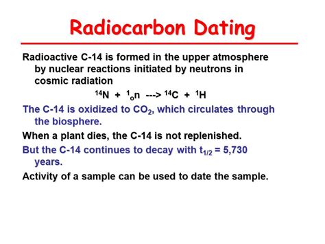 Radiocarbon dating formula  DATING
