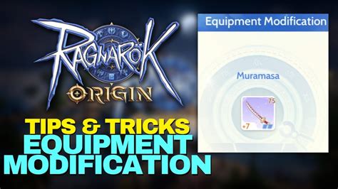 Ragnarok origin equipment modification  This is one of the basic systems in-game that you need to focus on aside from equipment Refinement, Enhancing, and modification