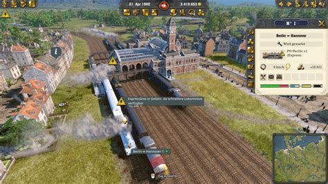 Railway empire 2 cannot perform any actions  When they get 1/2 of the way duplicate the first again