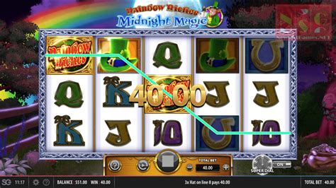 Rainbow riches midnight magic demo  You can play the fixed 10 pay-lines with one wager per spin or play 10