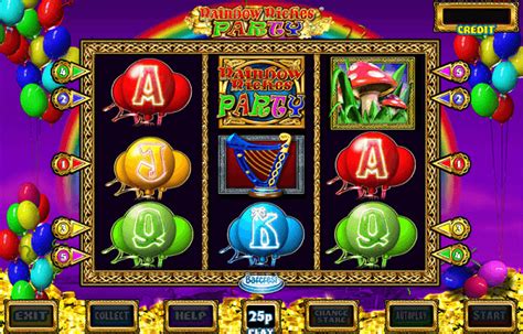 Rainbow riches party demo  Not the most exciting selection and the stacked Rainbow Riches symbols just drive me mad as they block nice wins by splitting