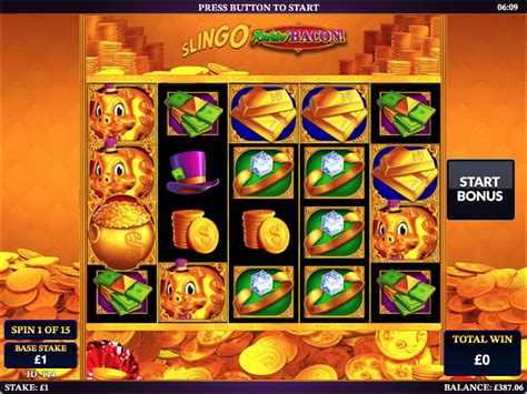 Rakin bacon slingo  Rakin’ Bacon!™ Xtreme Jackpots™ offers a highly entertaining experience featuring a cherubic pig in a gold coin-filled room