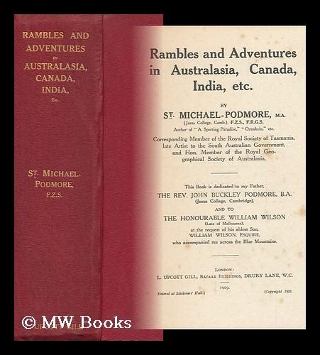 Rambles and adventures in Australasia, Canada, India, etc.